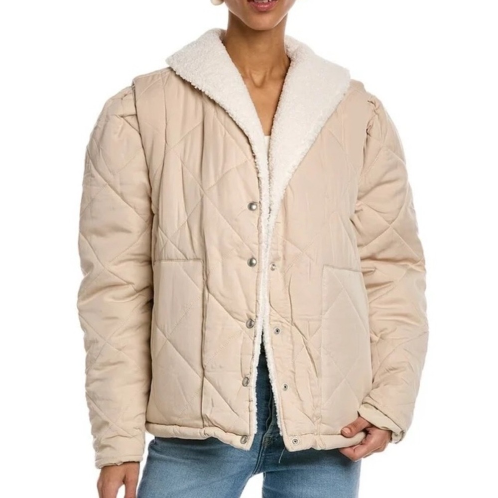 BLANK NYC NWT Warm Hearts Quilted Jacket